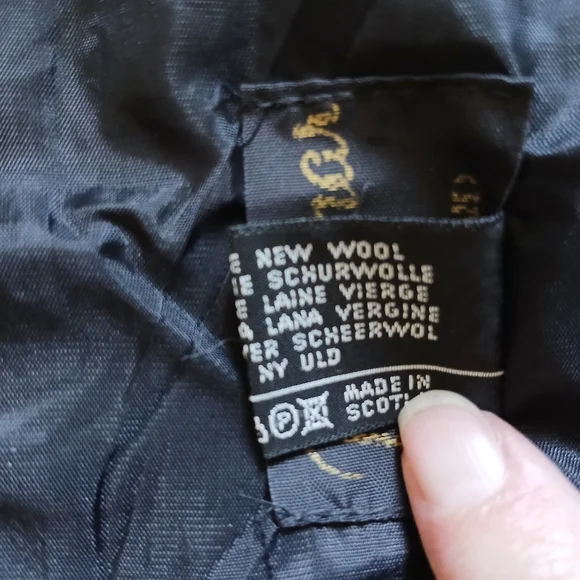 Vintage Rothmar Of Scotland plaid pleated wool skirt size 14 - Picture 7 of 8